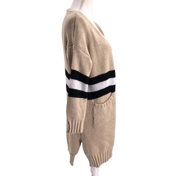 Goodnight Macaroon Womens Estrella Sweater Knit Long Cardigan Open Front - Picture 4 of 11